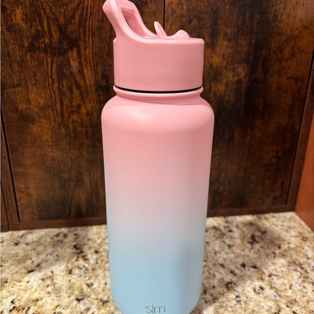 Pink and Blue Simple Modern 32oz Water Bottle
